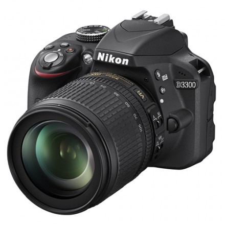 Цифр. фотокамера зеркальная Nikon D3300 + 18-140mm black