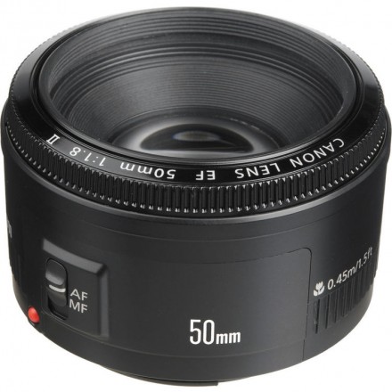 Объектив Canon EF 50mm f/1.8 II Объектив Canon EF 50mm f/1.8 II