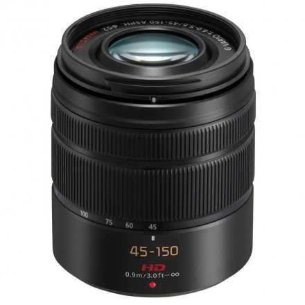 Объектив Panasonic Lumix G Vario 45-150mm f/4-5.6 ASPH. MEGA O.I.S. Black