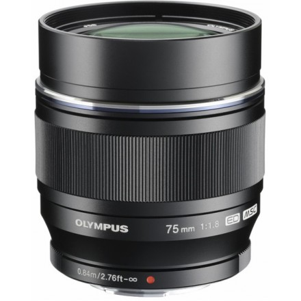 Объектив OLYMPUS ET-M7518 75mm 1:1.8 Черный