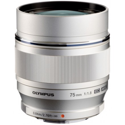 Объектив OLYMPUS ET-M7518 75mm 1:1.8 Серебро