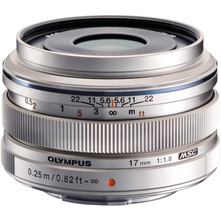 Объектив OLYMPUS EW-M1718 17mm 1:1.8 Серебро