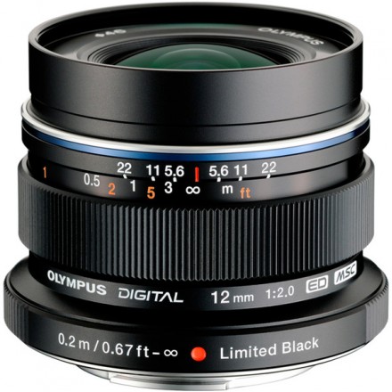 Объектив OLYMPUS EW-M1220 ED 12mm 1:2.0 Черный