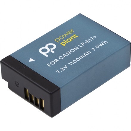 Аккумулятор PowerPlant Canon LP-E17+ (chip) 1100mAh Аккумулятор PowerPlant Canon LP-E17+ (chip) 1100mAh