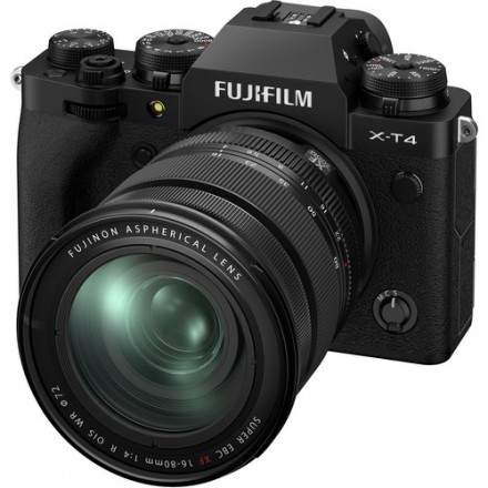 Цифр. фотокамера Fujifilm X-T4 + XF 16-80 F4 Kit Black