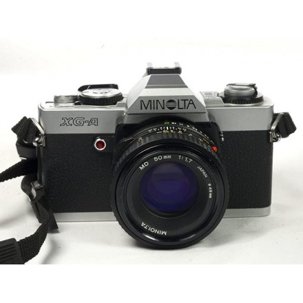 Пленочная фотокамера зеркальная Minolta XG-A Minolta MD 50mm f/1.7 Пленочная фотокамера зеркальная Minolta XG-A Minolta MD 50mm f/1.7