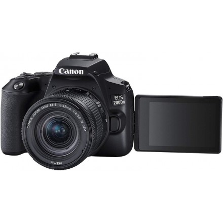 Цифр. фотокамера зеркальная Canon EOS 200D II kit 18-55 IS STM Black