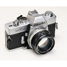 Плівкова фотокамера дзеркальна Minolta sr-T101 Minolta MC Rokkor-PF 55mm f/1.7