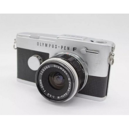  Пленочная фотокамера Olympus Pen Ft Olympus G. Zuiko Auto-M 20mm f/3.5