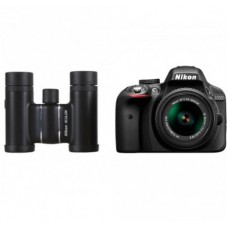 Цифр. фотокамера зеркальная Nikon D3300 KIT 18-55VRII + Aculon T01 BLACK
