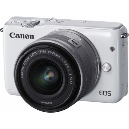 Цифр. фотокамера Canon EOS M10 + 15-45 IS STM Kit White