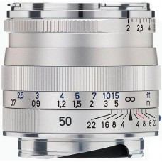Carl Zeiss Planar T* 2/50 ZM silver