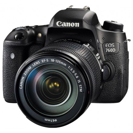 Цифр. фотокамера зеркальная Canon EOS 760D kit 18-135 IS STM