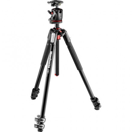 Штатив и шаровая головка Manfrotto 190 ALU 3 SEC KIT BALL HEAD (MK190XPRO3-BHQ2)