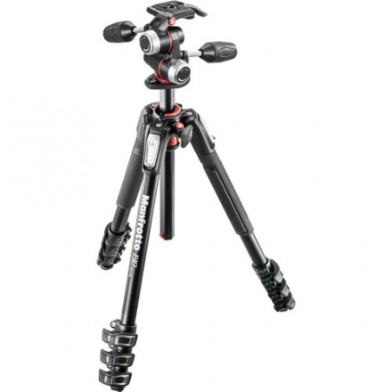Штативный комплект Manfrotto 190 ALU 3 SECTION KIT 3W HEAD (MK190XPRO4-3W)