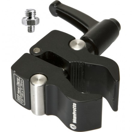 Клипса Manfrotto Nano Clamp with 3/8"-20 to 1/4"-20 Screw Adapter