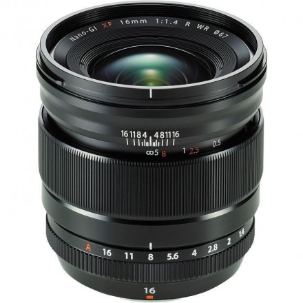 Объектив Fujifilm XF-16mm F1.4 R WR Объектив Fujifilm XF-16mm F1.4 R WR