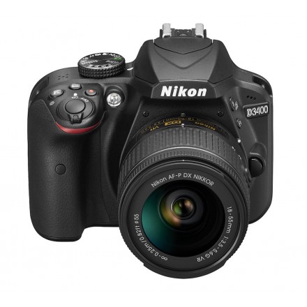 Цифр. фотокамера зеркальная NIKON D3400 + AF-P 18-55VR kit