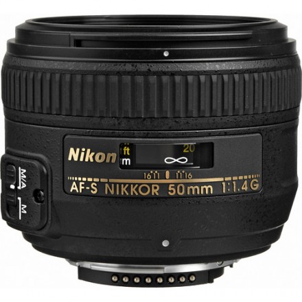 Объектив Nikon 50mm f/1.4G AF-S NIKKOR Объектив Nikon 50mm f/1.4G AF-S NIKKOR