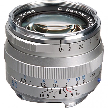 Carl Zeiss C Sonnar T* 1,5/50 ZM, silver Carl Zeiss C Sonnar T* 1,5/50 ZM, silver