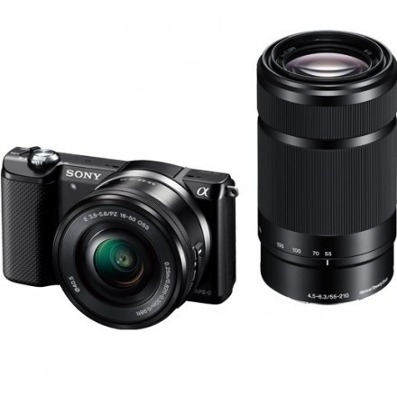 Цифр. фотокамера Sony Alpha 5000 + объектив 16-50 + 55-210mm kit Black