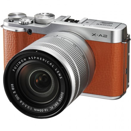 Цифр. фотокамера Fujifilm X-A2 + XC 16-50mm Kit Brown