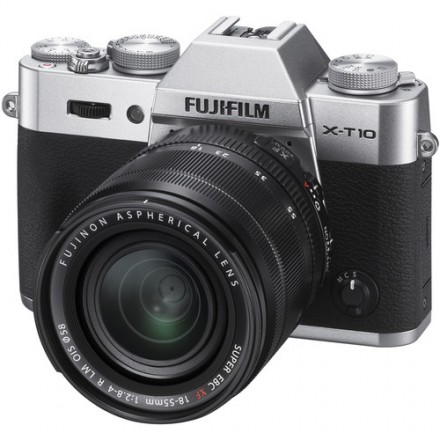 Цифр. фотокамера Fujifilm X-T10 + XF 18-55mm F2.8-4R Kit Silver