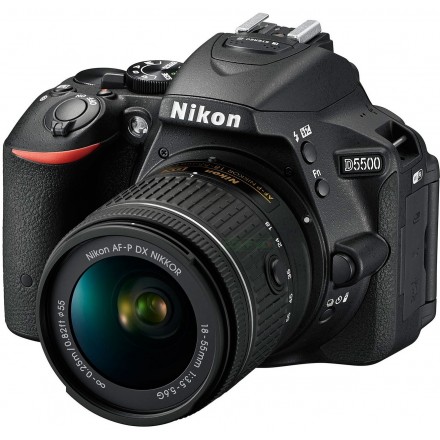 Цифр. фотокамера зеркальная Nikon D5500 + AF-P 18-55 VR Black KIT Цифр. фотокамера зеркальная Nikon D5500 + AF-P 18-55 VR Black KIT