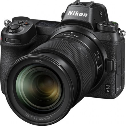 Цифр. фотокамера Nikon Z6 + Nikkor Z 24-70mm f/4 S Цифр. фотокамера Nikon Z6 + Nikkor Z 24-70mm f/4 S