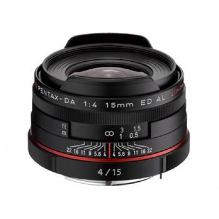 Объектив HD Pentax DA 15mm f/4 AL Limited Black