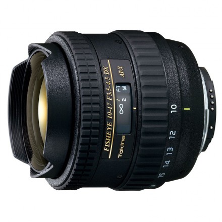 Объектив Tokina AT-X DX 10-17mm f/3.5-4.5 Fisheye (Canon) Объектив Tokina AT-X DX 10-17mm f/3.5-4.5 Fisheye (Canon)
