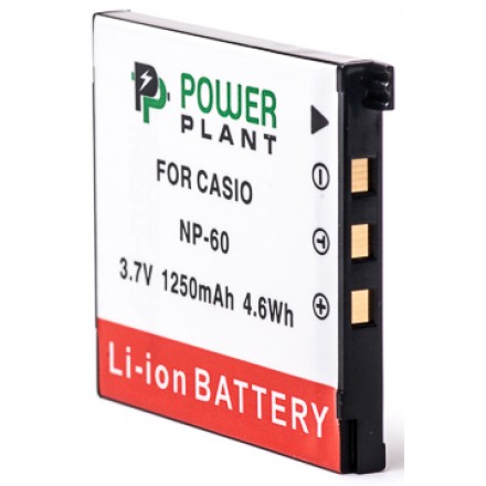 Aккумулятор PowerPlant Casio NP-60