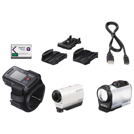 Цифр. видеокамера экстрим Sony HDR-AZ1 c пультом д/у RM-LVR2