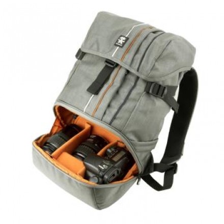 Рюкзак для зерк. фото Crumpler Jackpack HalfPhoto System Backpack (dk.mouse grey/burned orange)