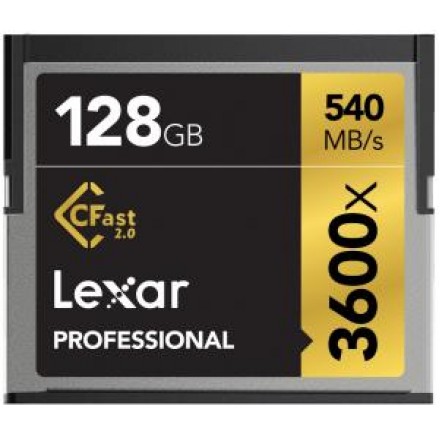Карта памяти Lexar CFast 128GB 3600X Professional