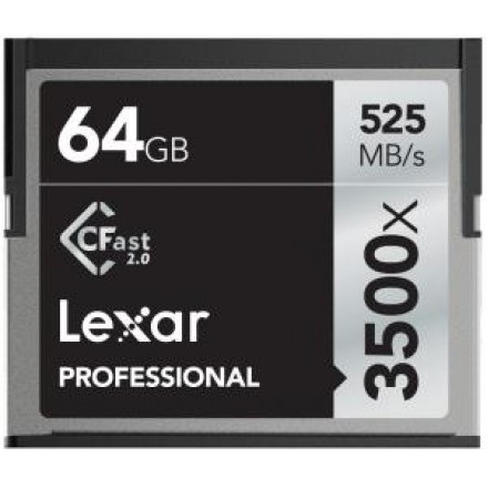 Карта памяти Lexar CFast 64GB 3500X Professional
