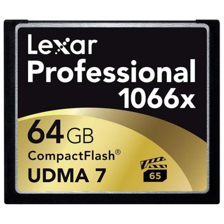 Карта памяти Lexar CF 64GB 1066X Professional