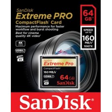 Карта памяти SanDisk CF 64GB Extreme  Pro R160/W150MB/s