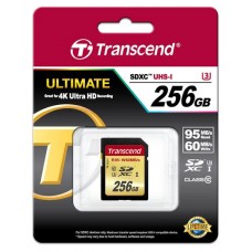 Карта памяти Transcend Ultimate SDXC 256GB Class 10 UHS-I U3 R95/W65MB/s