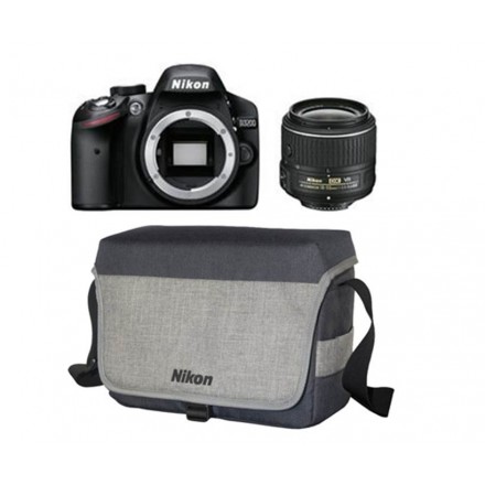 Цифр. фотокамера зеркальная Nikon D3200 kit 18-55VRII + SLR Shoulder Bag