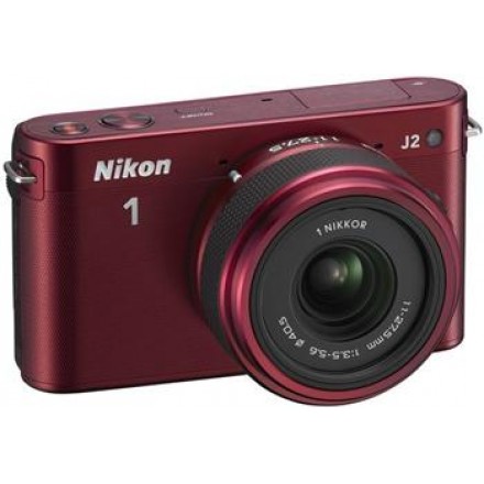 Цифр. Фотокамера Nikon 1 J2 Red Kit + 11-27.5mm