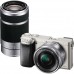 Цифр. фотокамера Sony Alpha 6000 + объектив 16-50 + 55-210mm kit Silver