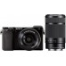 Цифр. фотокамера Sony Alpha 6000 + объектив 16-50 + 55-210mm kit Black